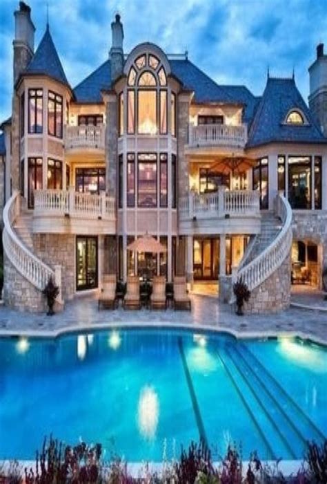 fancy houses images  pinterest luxury houses large homes  mansions