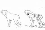 Hyena Draw Darken sketch template