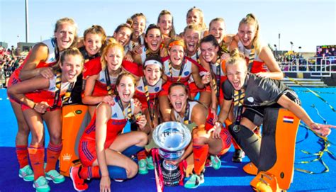 Netherlands Women Hockey Team 2018 Fih Hockey World Cup Champion