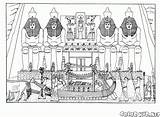 Coloring Temple Colorkid Egypt sketch template