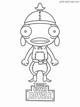 Fortnite Coloring Pages Print Color Skin Fishstick Printable Boys Kids Game Colouring Sheets Peely Season Chibi Drawings Easy Battle Royale sketch template