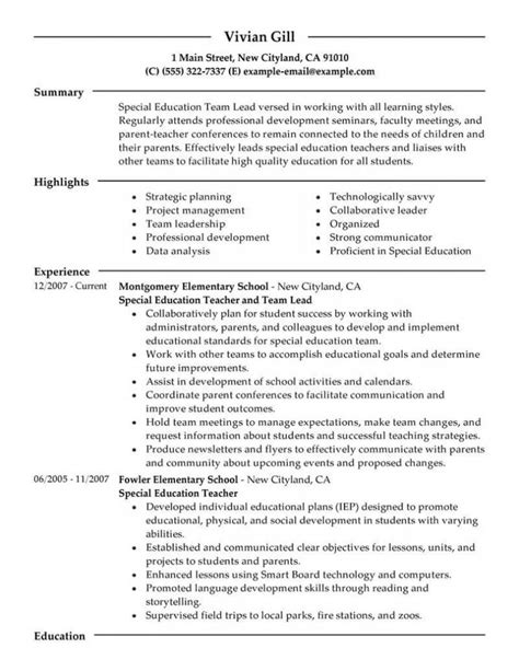 education   resume       website