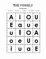 Vowels Worksheet Identifying Preview sketch template