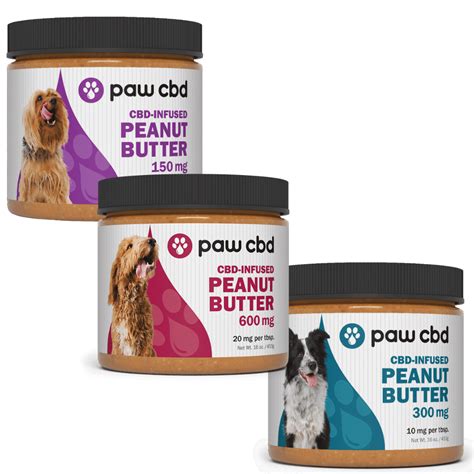 pet cbd infused peanut butter  dogs oz calmeffectcom