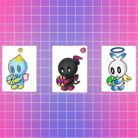 chao play time stickers etsy