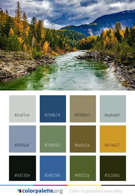 nature water river color palette colorpaletteorg