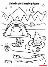Camping Coloring Pages Campfire Kids Activity Preschool Smores Color Activities Printables Worksheets Theme Sheets Kindergarten Summer Fun Campsite Scholastic Printable sketch template