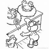 Muppet Fozzie Xcolorings Piggy sketch template