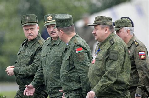 Russia Won T Wage War Says Belarus Amid Military Drills Daily Mail