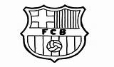 Barcelona Logo Drawing Madrid Real Fcb Fc Draw Nike Getdrawings Drawings sketch template