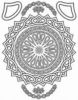 Mandala Coloriage Orient Colorare Ausmalen Adulti Coloriages Orientalisch Arabische Mondo Adulte Arabo Orientale Erwachsene Malvorlagen Arabe sketch template