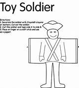 Soldier Crayola Nutcracker Soldiers Puppets sketch template