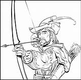Robin Ages Archery Figures sketch template