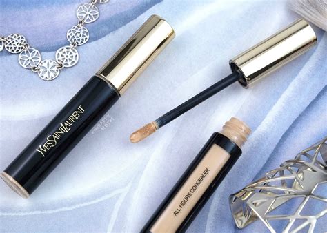 yves saint laurent  hours concealer review  swatches  happy sloths beauty makeup