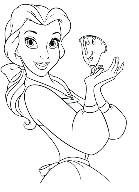 belle coloring page images