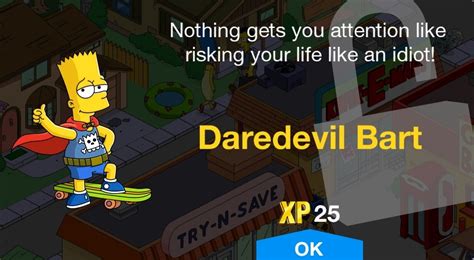 Daredevil Bart The Simpsons Tapped Out Wiki Fandom