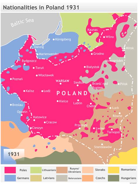 nationalities in second polish republic ca 1931 historical geography