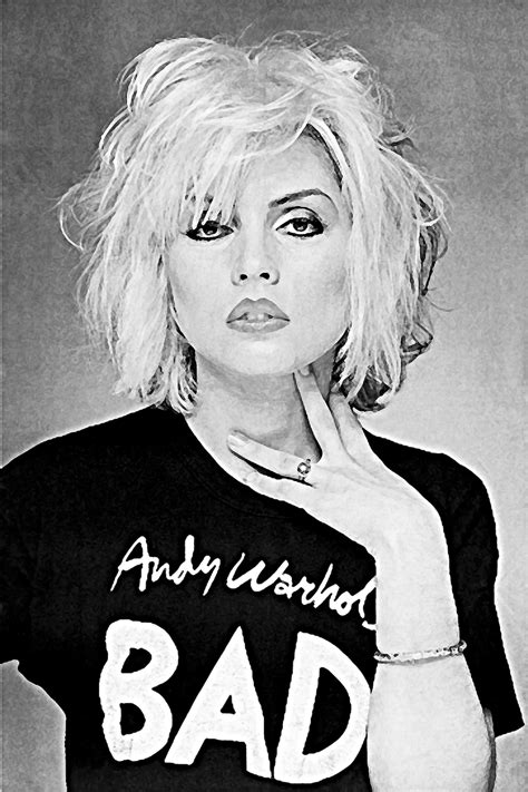 Debbie Harry Art Pop Rock Print Blondie Poster New Vave Etsy