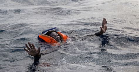 Harrowing Images Show Refugees Being Left To Drown At Sea