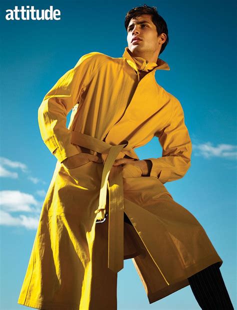 Attitude Magazine Ss17 Collection 07 Men Photoshoot Yellow Fashion