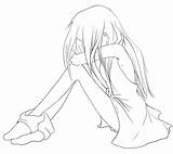 Anime Girl Drawing Depressed Sad Tricks Tips Deviantart Drawings Monsters Under Bed Base Getdrawings Jensen Tiffany Fc08 Poses Sketch sketch template