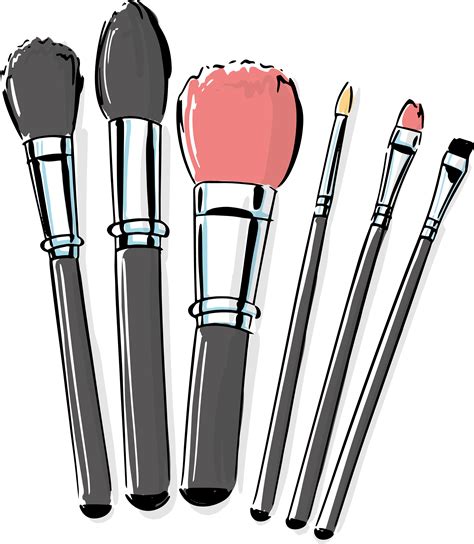 Download Cosmetic Vector Makeup Brush Clipart 2804325