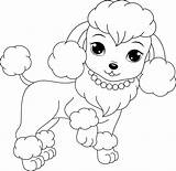 Caniche Coloring Princesse Toilettage Lion Chien Ages 30seconds sketch template