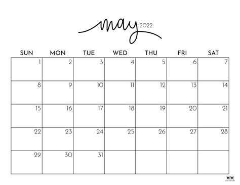 blank  calendar  printable  calendar printable