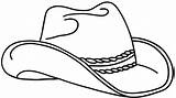 Hat Cowboy Coloring Pages Western Country Boot Construction Cowgirl Drawing Kids Realistic Simple Hats Boots Printable Print Color Clipart Kidsplaycolor sketch template