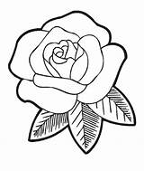 Rose Roses Kids Flowers Flower Drawing Traceable Easy Simple Outlines Coloring Pages Print Cliparts Clipart Printable Cute Girls Drawings Fragrant sketch template