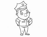 Officer Coloring Cop Coloringcrew sketch template
