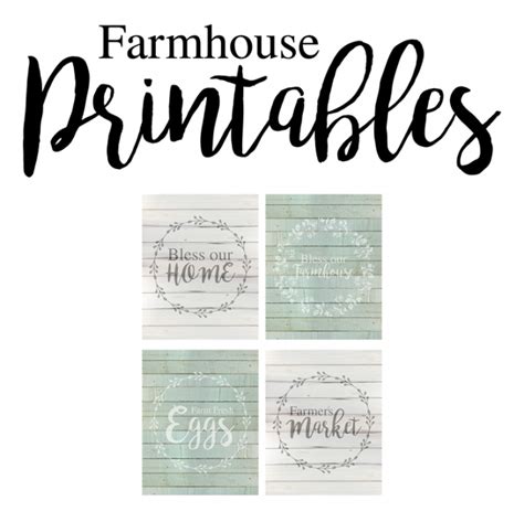 farmhouse printables  moms