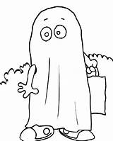 Ghost Coloring Pages Halloween Printables Post Newer sketch template