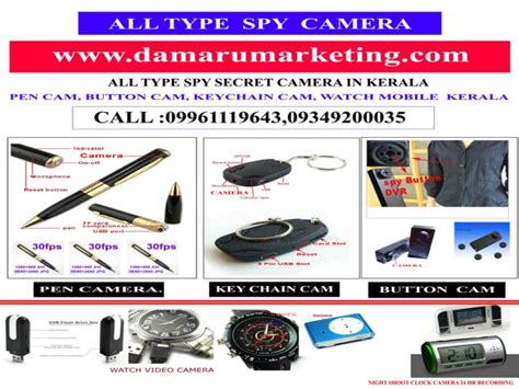 spy hidden pen camera key chain camera watch mobile soudi