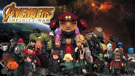 lego avengers infinity war minifigures collection youtube
