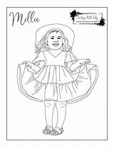 Millie sketch template