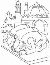 Coloring Pages Kaba Islamic Getdrawings sketch template