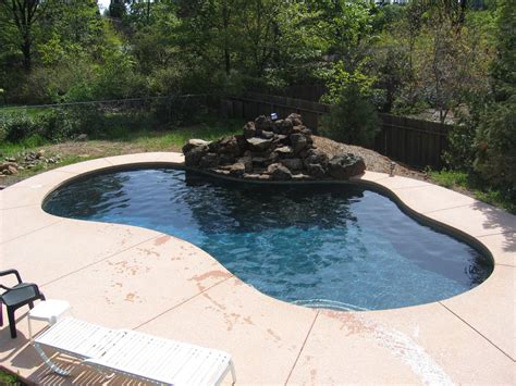 kidney shaped pool  gallery perfection pools  spas