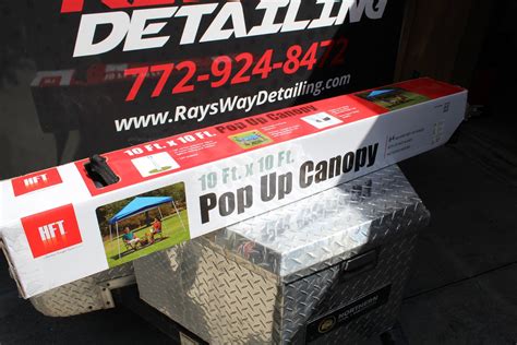 pop  canopy rayview harbor freight autodetailing