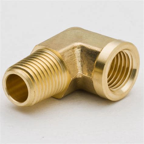 pcs     brass pipe fitting forged  degree street elbow npt male  npt female