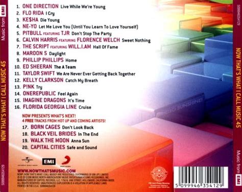 now that s what i call music 45 various artists songs