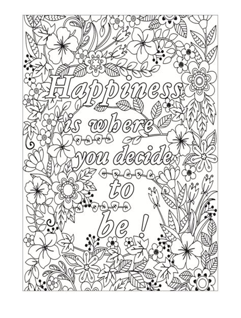 inspirational quotes coloring pages  depression anxiety