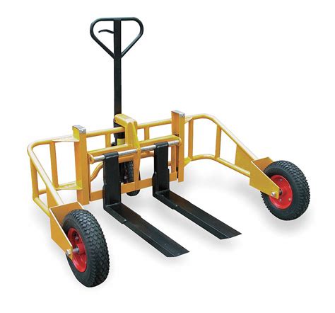 grainger approved  terrain manual pallet jack  lb load capacity      xy