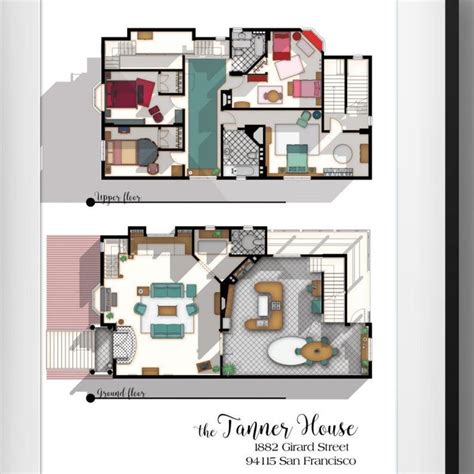 full house tv show floor plan fuller house tv show layout  tanner