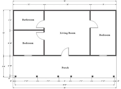 bedroom log cabin plans