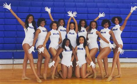 formation pantherettes dance team of mckinley high school pretty