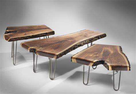 edge coffee tables    wood