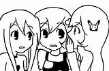 Gossip Talking People Two Drawing Anime Clipart Drawings Girls Cliparts Girl Clip Deviantart Group Library Women Getdrawings Pluspng sketch template