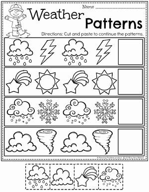weather worksheet  preschool weather activities  kids weather