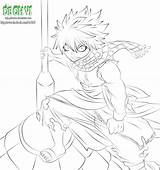 Natsu Tail Fairy Line Deohvi Deviantart Anime sketch template